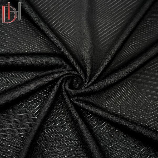 Customizable Comfortable Lightweight Rib 165cm 140g 100% Polyester Phantom T-shirt Clothing Fabric Factory