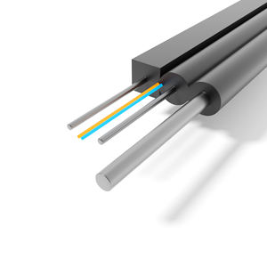 FTTH Drop Fiber Optic Cable 2 Core Outdoor Fiber Optic Cable