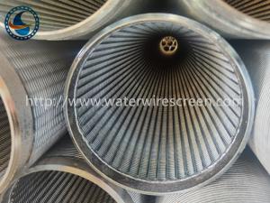  1.0mm Slot Wrapped Johnson Wedge Wire Screen Sieve Pump Sand Filter Manufactures
