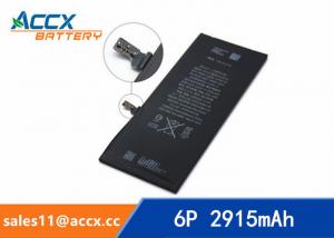  ACCX brand new high quality li-polymer internal mobile phone battery for IPhone 6Puls with high capacity of 2915mAh 3.8V Manufactures