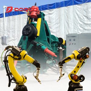 CNC Vertical Ring Rolling Machine with High-Precision Single Axis Robot and