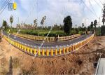  Curved Ramp Highway Roller Barrier Anti Rust Q235 Hot Dip Galvanizing Material Manufactures