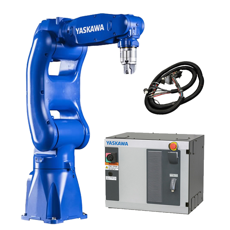  Programming YASKAWA 6 Axis Industrial Robotic Arm Machine Tending Machine Automation Robot Workstation With Gripper Manufactures
