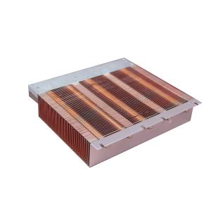  200W Copper Pipe Embodied Heat Sink with Aluminum Enclosure Manufactures
