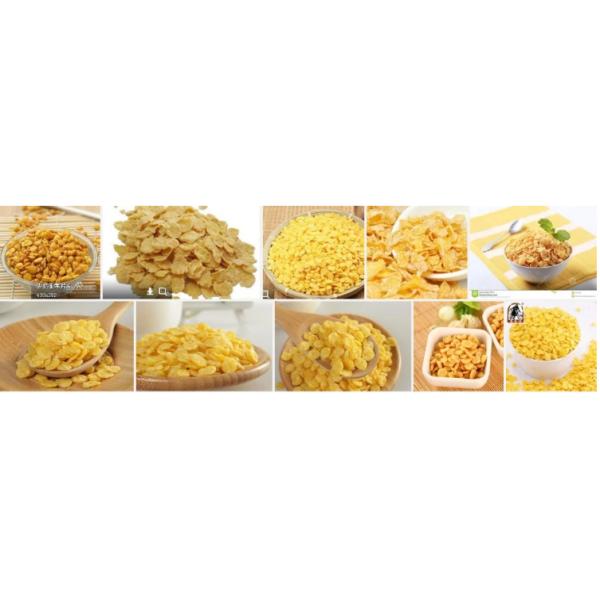 Automatic Corn Flakes Production Line / Cereal Bar Making Machine