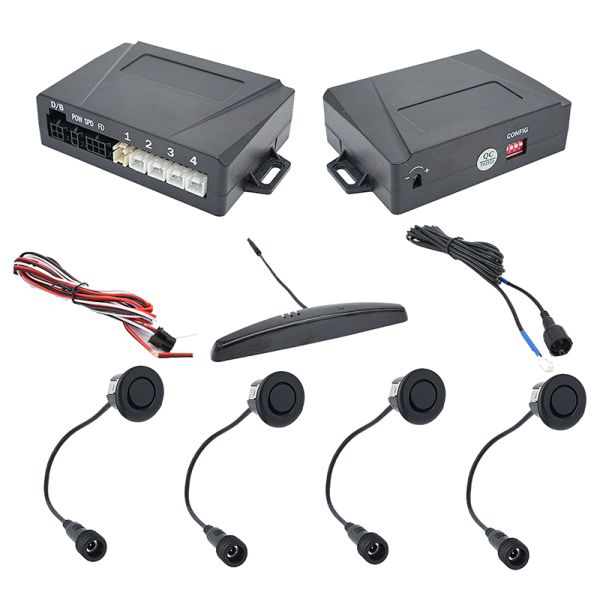 Auto Smart Ultrasonic Parking Radar System Front Rear Sensor with Display Buzzer