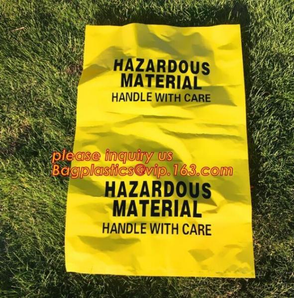 PE biohazard garbage bag for hospital waste, infectious waste bags, medical Fluid bag, healthcare, health care, hospital