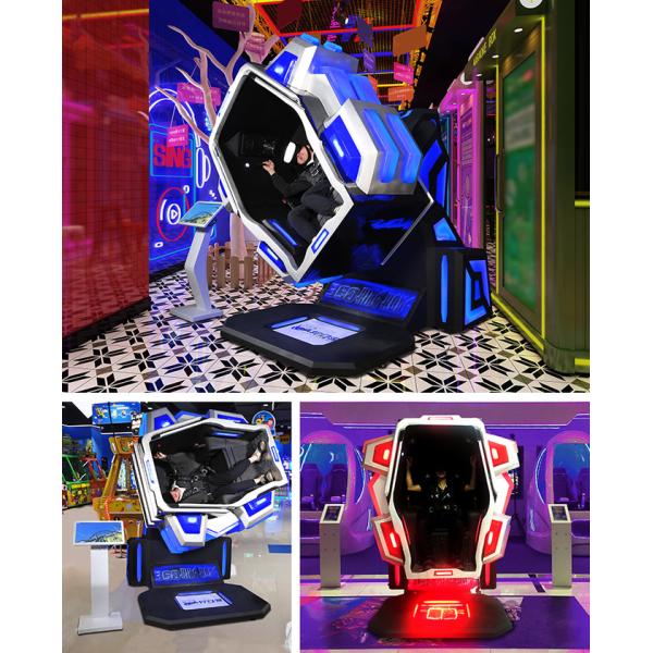 Virtual Reality Roller Coaster 9d Cinema Simulator 360 Kingkong Rotating