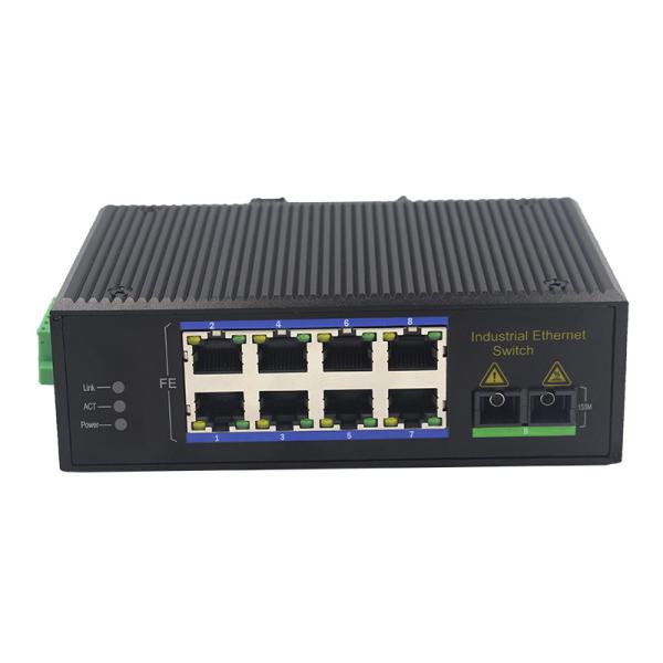 UT18FP-SC20 unmanaged industrial 8x10/100Base-Tx POE+ 1x100M-Fx SC ethernet