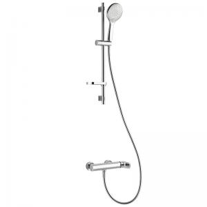  Chrome Hand Shower Slide Bar 3 Function Wall-mounted Bath Brass Shower Faucet Modern Style Manufactures