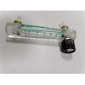 Transparent Glass Oxygen Rotameter with Regulating Valve for Oxygen Flow