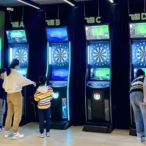 Commercial Dart Machine Led Light Dart Target Online Match Coin Dart Arcade