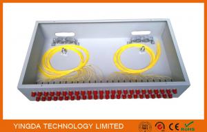 China 2U Rack Patch Panel Metal FC ST , 48 Ports Fiber Optic Patch Panel 19” ODF Fully Load on sale