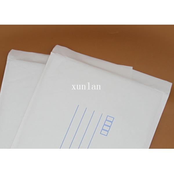 White Recyclable Shipping Bubble Mailers Padded Protective Packaging