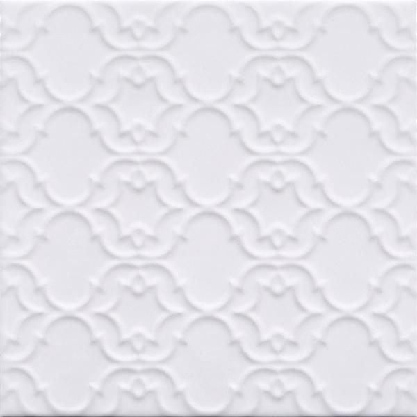 White 20x20cm Ceramic Rustic Tile for Floor and Wall