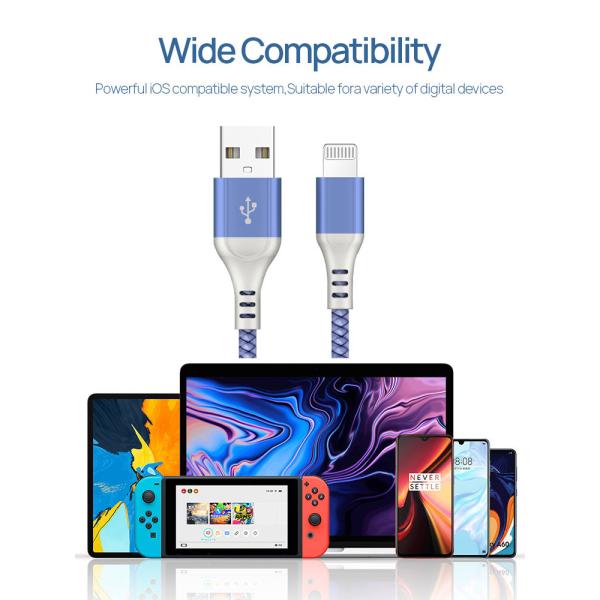 Slim SGS USB Lightning Charging Cable PD Fast Charging