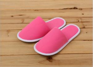  Luxury Indoor Terry Towel Disposable Hotel Slippers For Hotels / Guests Customized Manufactures