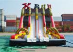 Ice Age Theme Inflatable Slide Rental Double Slide With Palm Tree / Inflatable