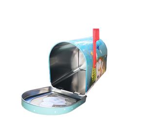  Decorative Mailbox Shaped Gift Boxes , Christmas Cake Tin Box For Biscuit Packing Manufactures