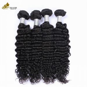  Deep Wave Yaki Human Hair Bundles And Closure 30 Inch custom Manufactures