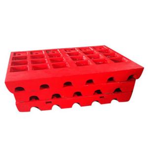  High Manganese Mn13Cr2 30 Tooth Jaw Crusher Jaw Plate Castings And Forgings Manufactures