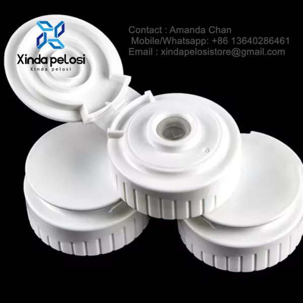 Customized Flip Top Screw Dispensing Cap For Plastic Packaging