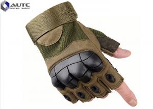  Riding Law Enforcement Gloves , Hardened Knuckle Gloves Protective High Octane Activity Manufactures