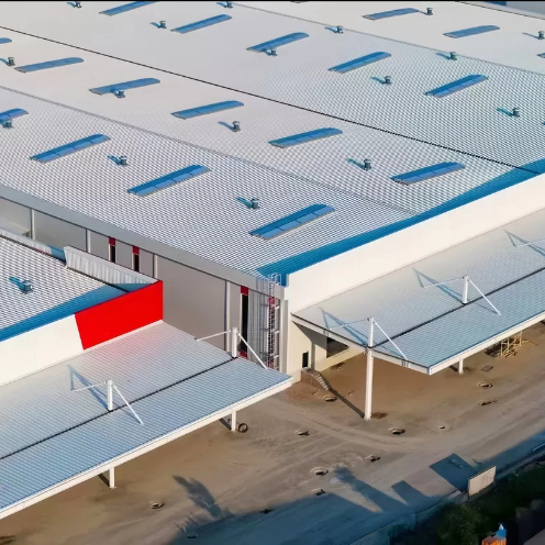 Custom Span & Eave Height Prefab Steel Structure Factory Workshop Construction