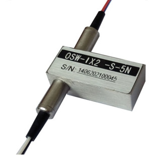 1×2 High Performance Mechanical Optical Fiber Switch Multi Mode With Low