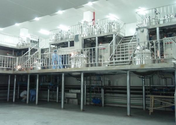 Quality High Speed Liquid Soap Production Line / Industrial Liquid Detergent Plant for sale