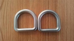  High Strength Safety D Rings Zinc Plated Buckle D Rings With Hot Forged Manufactures