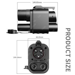 Olink 250A CCS2 to CCS1 Adapter Combo for Electric Vehicle Charging Connector EV