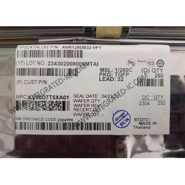 Quality Surface Mount Microcontroller MCU AVR128DB32-I/PT FLASH Microcontrollers for sale