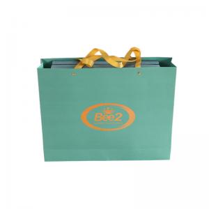  Custom Luxury Printed Paper Gift Bags Packaging With Holographic Logo Factory Manufactures