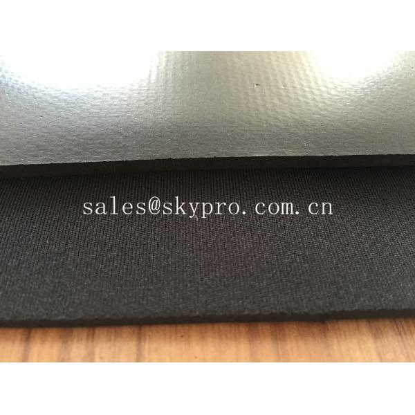 Quality Latex foam neoprene rubber sheet roll laminated with nylon or polyster fabric for sale