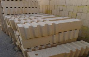 China Cement kiln shaped High Alumina Refractory Brick for dry cement kiln on sale