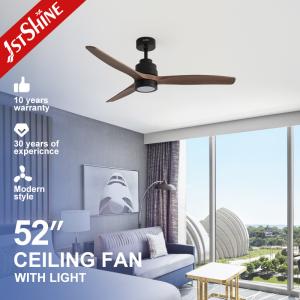 Lower Noise 52 Inch Ceiling Fan with 6 Speed Choice Smart Remote Control and DC Power Source