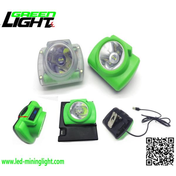 OLED Screen USB Charging 6.8Ah Cordless Mining Headlamps