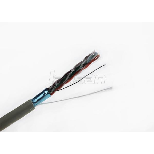 Customized Cat6 Lan Cable BC 0.57mm FTP LSZH 305 M/Roll Solid Copper Ethernet Cable