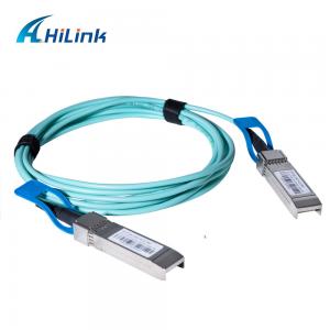  25G SFP28 Active Optical Cable DDM Network Cabling Direct Attach 25G AOC Cable Manufactures