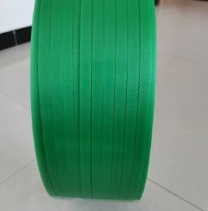  Green Polyester Plastic PET Strapping Roll 9mm Width 150kg Pull For Used Clothes Bales Manufactures
