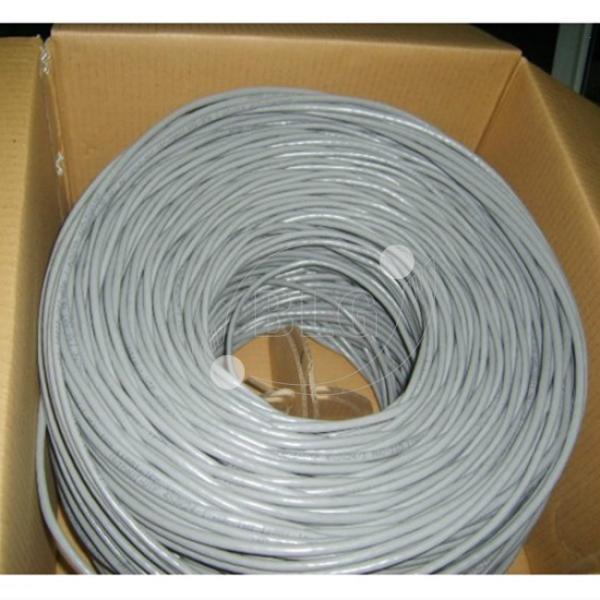4 Pairs CCTV Cat5e Lan Cable , Ethernet Network Cable With Grey PVC Jacket