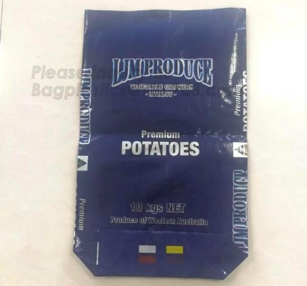 virgin laminated pp woven bag 25kg 50kg 100kg pp woven rice flour potato bag, Packaging Sack PP Woven Bag Size 5kg 10kg