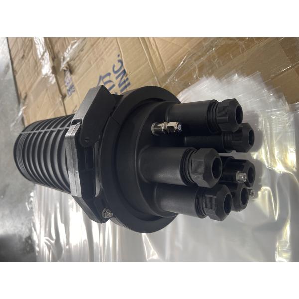 144 Cores Optical Cable Junction Box Dome Type 6 Port Fiber Splice Closure PC Plastic