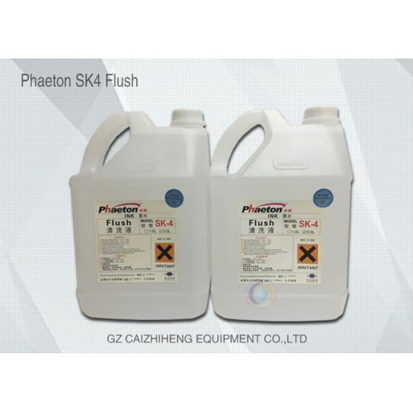 White Solvent Printer Ink Flush Unique For Seiko 510 / 1020 Printhead Phaeton SK4