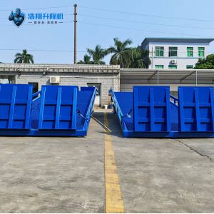 10-Meter Manual Dock Ramp with 12-Ton Capacity for Efficient Heavy Loading