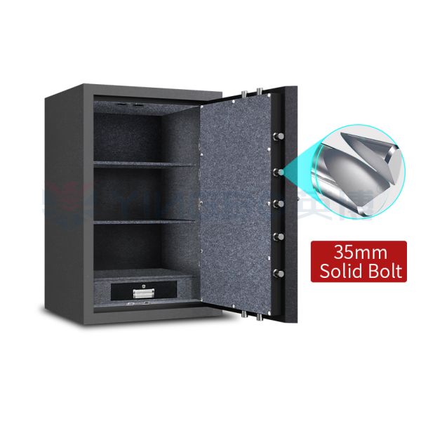 Large Fireproof Safe Box for Drill Resistant Important Documents Money Storage