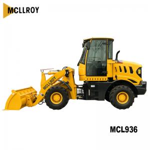  Articulated 2.5 Ton Wheel Loader , Small Front End Loaders With 1.1m3 Bucket Manufactures