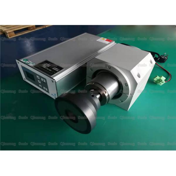 Quality Seamless Fabric Ultrasonic Stitching Machine With Rotate Wheel Working Completely Synchronously for sale