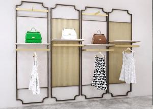  3D Design Clothes Display Stand / Clothing Store Wall Displays Fixtures Manufactures